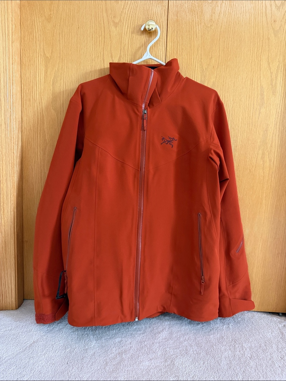 Arc'teryx Rust-Red Softshell Jacket